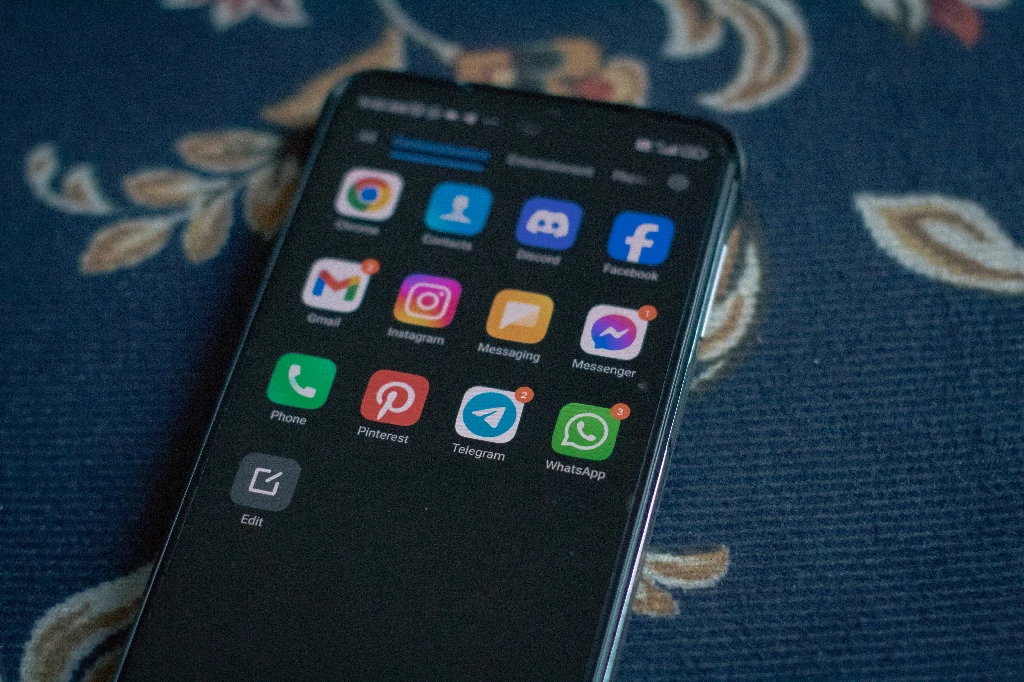 Minh họa tổng quan mức tiêu thụ dữ liệu mạng của ứng dụng Telegram